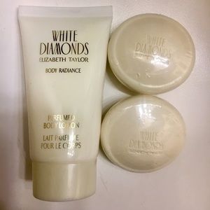 White Diamonds 1.7oz Lotion & Two 0.87oz soaps